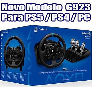 VOLANTE LOGITECH G923 COM TRUEFORCE: O MELHOR VOLANTE DE CORRIDA PARA  PLAYSTATION, XBOX E PC? 