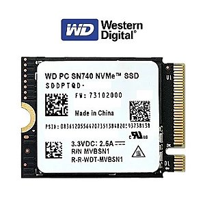 SSD 2TB M.2 NVMe 2230 - WD sn740 - (Compatível com Steam Deck e
