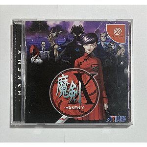 Maken X, Dreamcast Japonês Original (Mídia Física) - Usado - Nova Maken X, Dreamcast Japonês Original (Mídia Física) - Usado - Nova