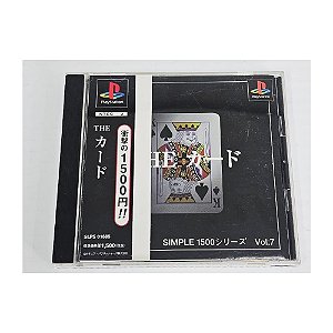 Simple 1500 Series Vol. 7 The Card, Original PS1 Japones (Usado
