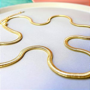 Colar Malha Michelle Longo 4mm