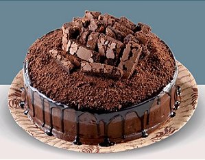 Bolo Blackbrownie Tamanho P (aro 18)