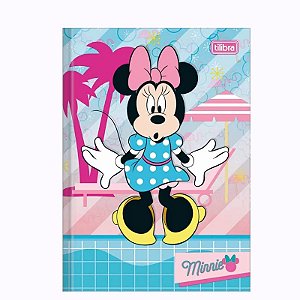 Caderno brochurão capa dura 48FLS Minnie Mouse Tilibra