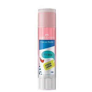 Cola bastão 10gr colorida Faber Castell