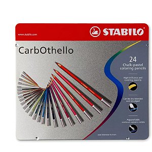 Lápis de cor 24 cores Stabilo Carbothello