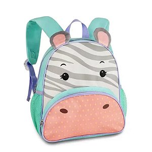 Mochila de costas infantil zebrinha colorida Clio