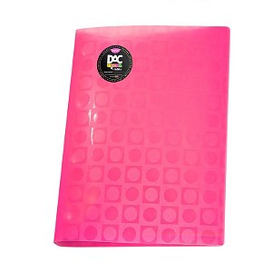 Pasta Catálogo A4 Color Bubble Com 10 Envelopes Coloridos Neon Dac
