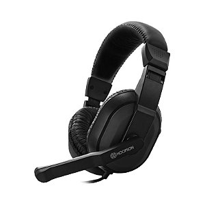 Fone De Ouvido Headset Com Microfone Gamer Preto Hoopson