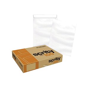 Caixa de Envelopes Branco 176x250 250 Uni Scrity Sof025