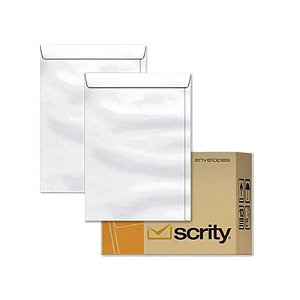 Caixa de Envelopes Branco 240x340 Sof034 250 Uni Scrity