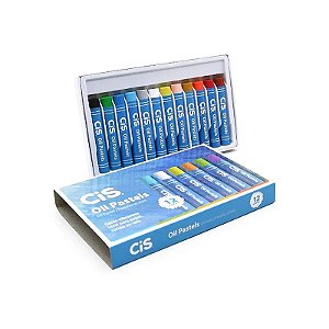 Giz Oil Cores Pasteis Com 12 Cores Cis