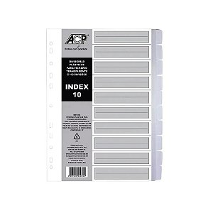 Divisórias Plásticas Para Fichário Transparente Acp