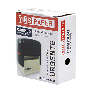Carimbo Automático Urgente Yins Paper