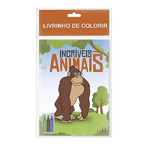 Livrinho De Colorir Incríveis Animais Todo Livro