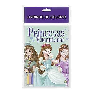 Livrinho De Colorir Princesas Encantadas