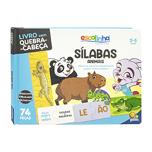 Escolinha Quebra Cabeça Silabas Todo Livro