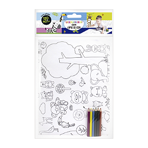 Livro Pôster Para Colorir Selva TodoLivro