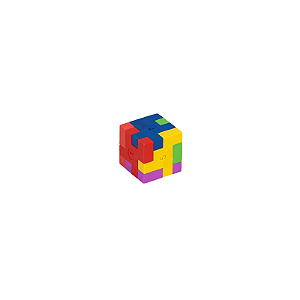 Borracha Tetris Cubo 6 Em 1 Brw