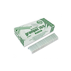 Grampo 26/6 5000 Unidades Galvanizado Acc