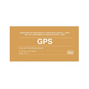 Carnê GPS Inss (Guia Da Previdência Social) Tilibra