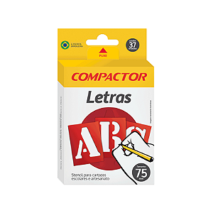 Letra Vazada ABC 75mm Compactor