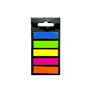 Marcador de páginas neon 5 cores jinxis