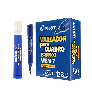 Caixa com 12 marcadores de quadro branco recarregável WBM-7 Pilot