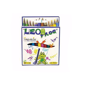 Lápis de cor 12 unidades mini resina masterprint