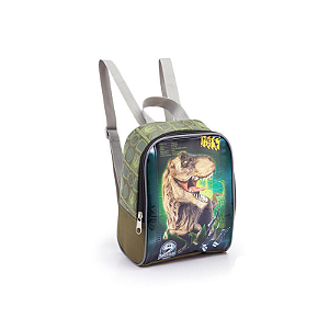 Lancheira térmica infantil masculina verde dinosaurs world