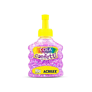 Cola confetti algodão doce 95gr acrilex
