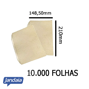 Papel Sulfite A5 Reciclado 10.000 Folhas 75g Jandaia