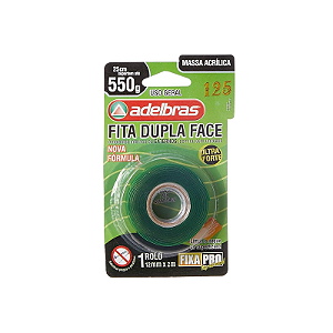 Fita adesiva dupla face 12mmx2m massa acrilica fixa pro
