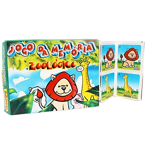 Jogo da memória zoológico