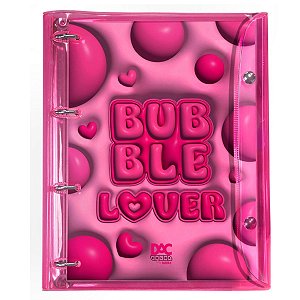 Fichário 4 argolas de botão 192FLS Bubble neon Dac