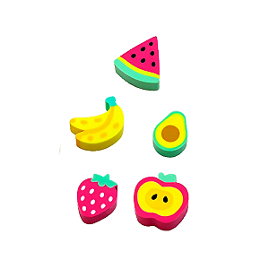 Borracha fantasia mini frutas c/20uni Cis