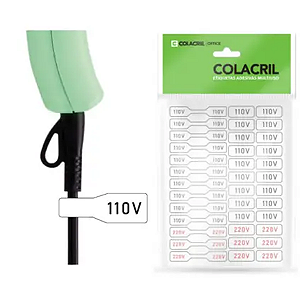 Etiqueta multiuso 110v/220v c/74 estiquetas Colacril