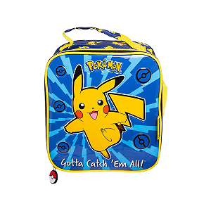 Lancheira pokémon azul e amarelo xeryus