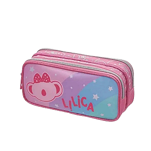 Estojo duplo lilica ripilica super star pacific