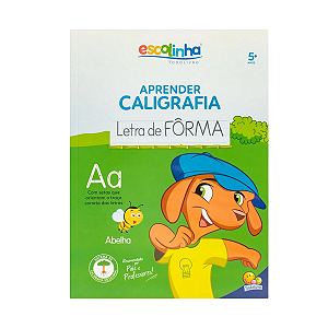 Escolinha Aprender caligrafia Letra de Forma TodoLivro