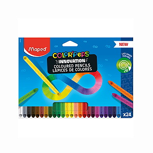 Lápis de cor infinito cx c/24cores maped creativ fim.
