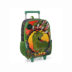 Mochilete com Rodas T-rex Preta Up4you