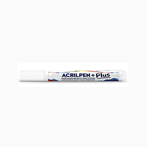 Marcador Para Tecido Acrilpen Plus Branco Acrilex