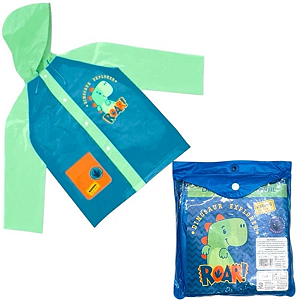 Capa de chuva Infantil Dinossauro