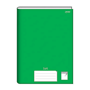Caderno Brochurão Capa dura 96fls Verde Jandaia