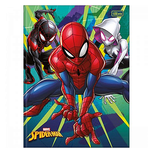 Caderno Brochurão Cd 48 folhas Spider Man Tilibra