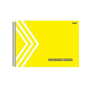 Caderno Cartografia e desenho Espiral 60fls São Domingos