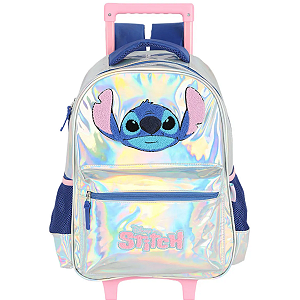 Mochila de Carrinho Prata Stitch Luxcel