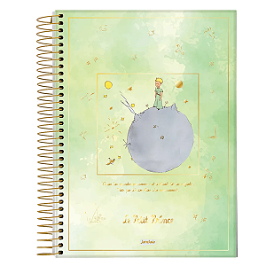 Caderno Espiral Capa Dura 10 Matérias/200 Folhas O Pequeno Princepe