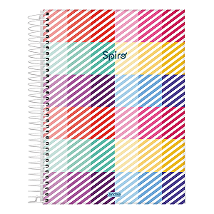 Caderno Esp Capa dura 10Mat/160fls Spiro Jandaia