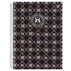 Caderno Espiral Capa dura Universitário 01mat/80fls Rebecca Bonbon Animativa